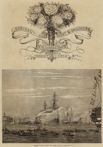 Maria Alexandrovna ve Edinburgh Dükü'nün evliliği by Henry Spernon Tozer